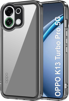 Zapcase Back Cover for OPPO K13 Turbo Pro 5G(Black, Grip Case, Pack of: 1)