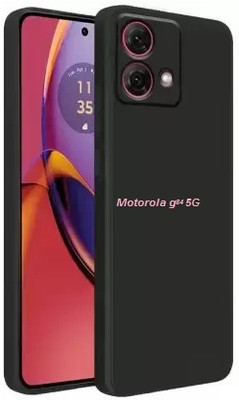 RLP Swage Back Cover for Motorola g84 5G(Black, Grip Case, Silicon, Pack of: 1)