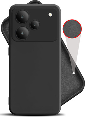 HUPSHY Back Cover for Realme P4 Pro 5G(Black, Flexible, Silicon, Pack of: 1)