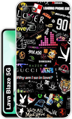 Flipkart SmartBuy Back Cover for Lava Blaze 5G(Multicolor, Silicon, Pack of: 1)