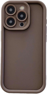 SCALEBEE Back Cover for Apple iPhone 13 Pro Max Soft Silicon Anti Shock Scratch Proof Camera Protection Phone Case(Brown, Flexible, Silicon, Pack of: 1)