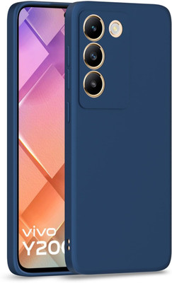 Seetu Back Cover for Vivo Y200e 5G(Blue, Silicon)