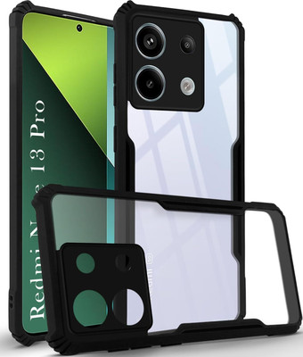 SUNSHINE Back Cover for Redmi Note 13 Pro 5g, Eagle Back Cover Camera Protection 360 Degree Protection(Black, Shock Proof, Pack of: 1)