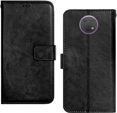 WishDeals Flip Cover for Nokia G10(Black, Dual Protection, Pack of: 1)