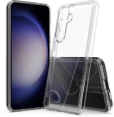 NIMMIKA ENTERPRISES Back Cover for Samsung Galaxy S24 Plus 5G(Soft and flexible material | Transparent design | Raised edges)(Transparent, Shock Proof, Silicon, Pack of: 1)
