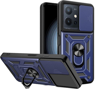 Elica Back Cover for iQOO Z6 Lite 5G(Blue, Hard Case, Pack of: 1)