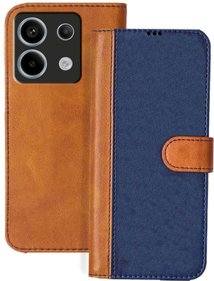 Flipkart SmartBuy Back Cover for Redmi Note 13 5G(Blue, Brown, Dual Protection, Pack of: 1)