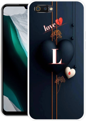 VS PRINT LINK Back Cover for Realme C2,RMX1941, L LETTER,L NAME,L WORD,L ALPHABET(Black, Flexible, Silicon, Pack of: 1)