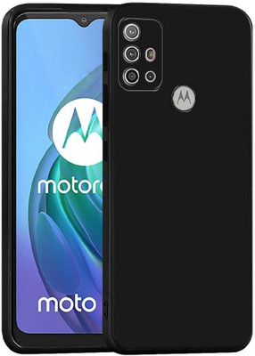 S-Softline Back Cover for Moto G10 Power(Black, Silicon, Pack of: 1)