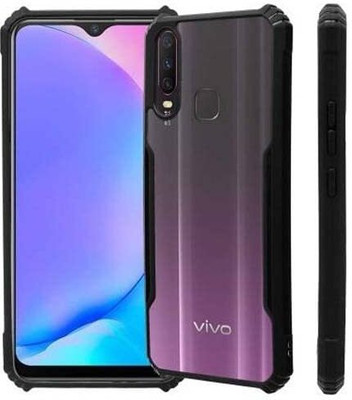 Cowboy Back Cover for Vivo Y12, Y15, Y17, U10, Model 1904, 1901, 1902(Transparent, Shock Proof, Pack of: 1)