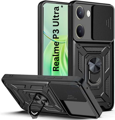 Fablue Back Cover for RealMe P3 Ultra 5G(Black, Rugged Armor, Pack of: 1)
