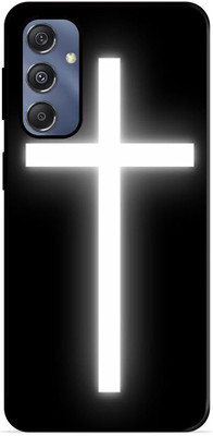 FAZAKA Back Cover for SAMSUNG Galaxy S23 On Glossy Metal Phone Cover | CHRISTION LOGO(Multicolor, Dual Protection, Pack of: 1)
