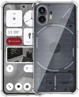 Wellpoint Back Cover for Nothing Phone 2(Transparent, Camera Bump Protector, Pack of: 1)