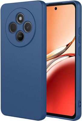 AIZLO Back Cover for POCO M7 5G(Blue, Microfiber Lining, Silicon, Pack of: 1)