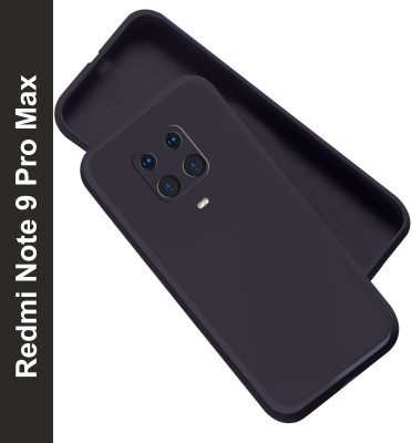 Artistque Back Cover for Redmi Note 9 Pro Max(Black, Matte Finish, Silicon, Pack of: 1)