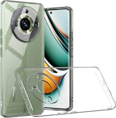 Qcase Back Cover for RealMe 11 Pro 5G, RealMe 11 Pro+ 5G, RealMe 11 Pro Plus 5G(Transparent, Shock Proof, Silicon, Pack of: 1)