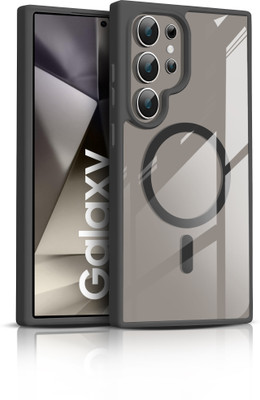 GLOBAL NOMAD Back Cover for Samsung Galaxy S25 Ultra 5G(Black, Magsafe, Pack of: 1)