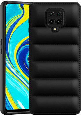 BOZTI Back Cover for Mi Redmi Note 9 Pro Max, REDMI Note 9 Pro, Xiaomi Redmi Note 10 Lite(Black, Puffer, Silicon, Pack of: 1)