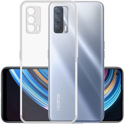 GodKuber Back Cover for Realme X7 Pro 5G high qualitiy transparent mobile back cover(Transparent, Grip Case, Silicon, Pack of: 1)