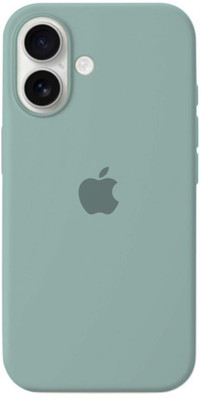 Celvas Back Cover for iPhone 16(Green, Flexible, Silicon, Pack of: 1)