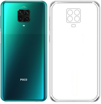 Carrywrap Back Cover for Poco M2 Pro, Mi Redmi Note 9 Pro, Mi Redmi Note 9 Pro Max(Transparent, Camera Bump Protector, Pack of: 1)