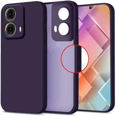 GLOBAL NOMAD Back Cover for MOTOROLA G85 5G(Purple, Flexible, Silicon, Pack of: 1)