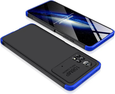 LILLIPUT Back Cover for Poco X4 Pro 5G(Blue, Pack of: 1)