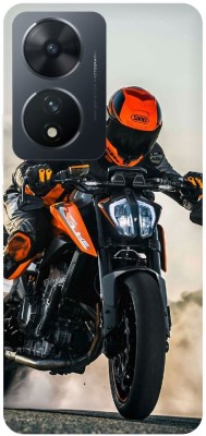 PICHKU Back Cover for Vivo T2 5G-KTM,BIKE,LOVER,RIDER,KTM,DUKE,RACER,BOYS,ATTITUDE(Orange, 3D Case, Pack of: 1)