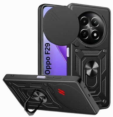 Fablue Back Cover for OPPO F29 5G(Black, Rugged Armor, Pack of: 1)