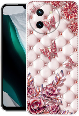 Vojica Back Cover for Vivo T3x 5G, V2338 Butterfly Back Cover(Multicolor, Flexible, Silicon, Pack of: 1)