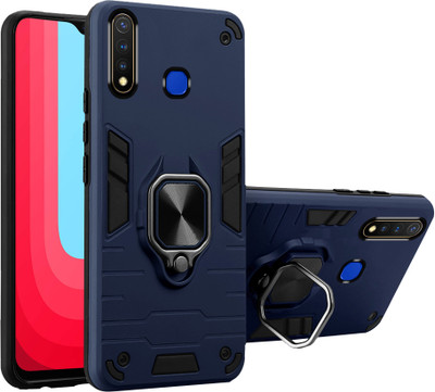 Meephone Back Cover for vivo U20(Black, Shock Proof, Pack of: 1)