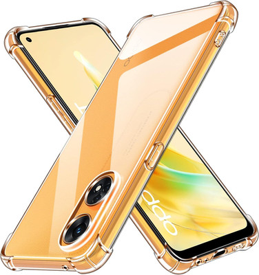 CLOVYR Back Cover for Oppo Reno 8T 5G(Transparent, Camera Bump Protector, Silicon, Pack of: 1)