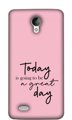NDCOM Back Cover for Vivo Y21L Today A Great Day(Multicolor, Hard Case, Pack of: 1)