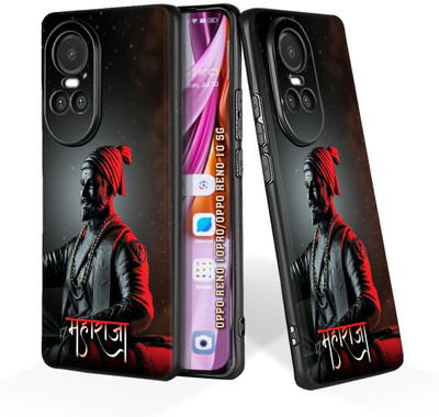 printwhiz Back Cover for OPPO Reno 10 5G, OPPO Reno 10 Pro 5G(Black)