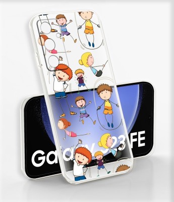 mobom Back Cover for Samsung Galaxy S23 FE 5G(Multicolor, Dual Protection, Silicon, Pack of: 1)