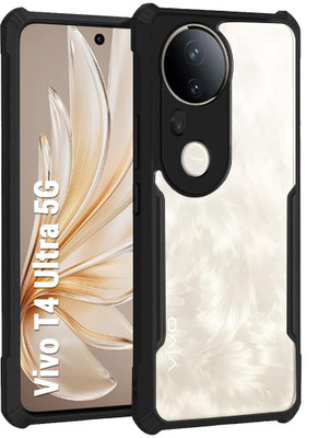 ADITI Designs Back Cover for Vivo T4 Ultra 5G(Black, Camera Bump Protector, Pack of: 1)