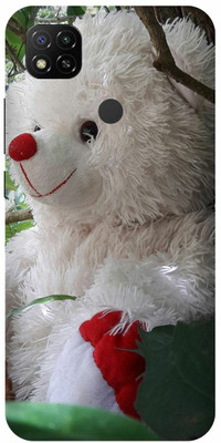 play fast Back Cover for POCO C31, MZB0A0MIN TEDDY, BEAR, CARTOON, ART, DOLL(White, Hard Case, Pack of: 1)
