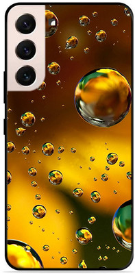 FAZAKA Back Cover for SAMSUNG Galaxy S22 Plus On Glossy Metal Phone Cover | GOLDEN WALLPAPER(Multicolor, Dual Protection, Pack of: 1)