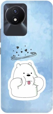 Fashion Crush Back Cover for VIVO Y02T 2252 Cute panda(Multicolor, Hard Case, Pack of: 1)