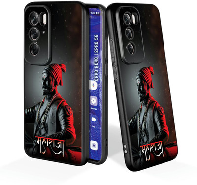 printwhiz Back Cover for Oppo Reno12 Pro 5G(Black)