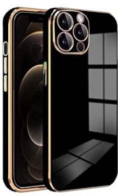 ALLNEEDS Back Cover for Apple iPhone 11 Pro Max |View Electroplated Chrome 6D Case Soft TPU(Black, Camera Bump Protector, Silicon, Pack of: 1)