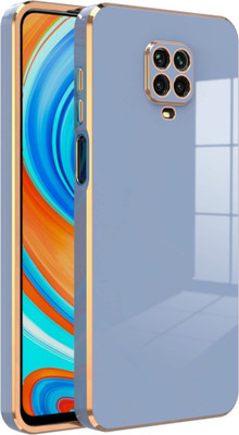 SYOTT Back Cover for Mi Redmi Note 9 Pro, Mi Redmi Note 9 Pro Max, Poco M2 Pro, Mi Redmi Note 10 Lite(Blue, Gold, Camera Bump Protector, Silicon, Pack of: 1)