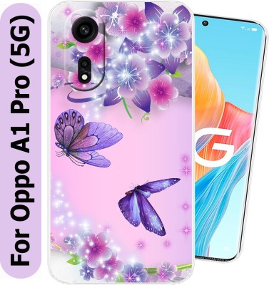 Hostprint Back Cover for Oppo A1 Pro (5G)(Transparent, Flexible, Silicon, Pack of: 1)