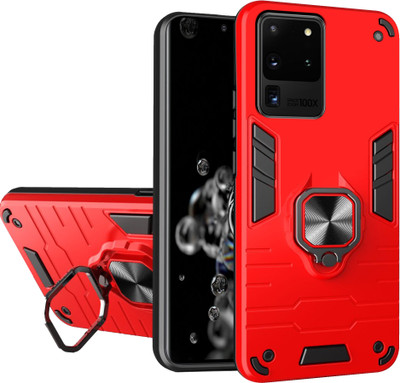 BOZTI Back Cover for Samsung Galaxy S20 Ultra(Red, Rugged Armor, Pack of: 1)