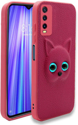 56 CASE AND COVER Back Cover for Vivo Y20g(Pink, Pack of: 1)