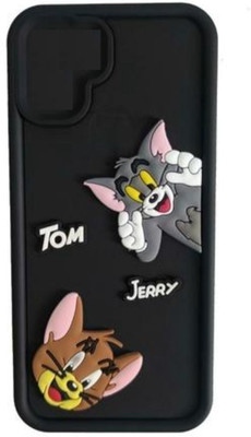 Rwm Back Cover for iQOO Z6 Pro |Vivo T1 Pro 5G | Vivo S15E Tom and Jerry Cartoon case(Black, Camera Bump Protector, Pack of: 1)