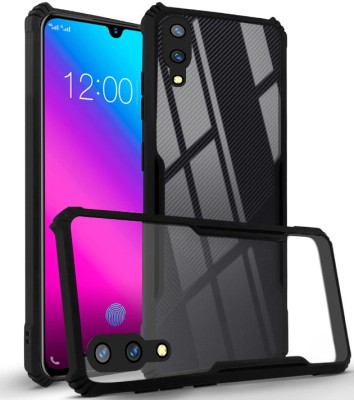 BOZTI Back Cover for Vivo V11 Pro(Transparent, Black, Grip Case, Pack of: 1)