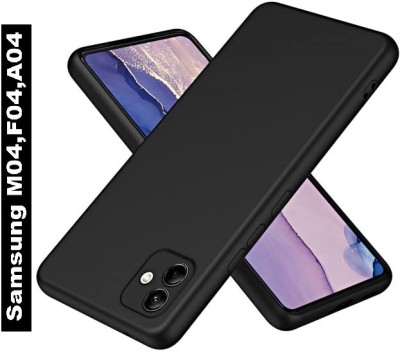 Caseline Back Cover for Samsung Galaxy M04 ,Samsung Galaxy F04 Samsung Galaxy A04e(Black, Grip Case, Silicon, Pack of: 1)