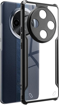 VLMBR BACK COVER Back Cover for Crystal Clear Back Cover Case for OPPO F27 Pro Plus 5G (Black, Shock Proof, Pack of: 1)31(Transparent, Camera Bump Protector, Pack of: 1)