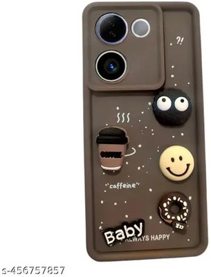 Seetu Back Cover for Vivo Y200 Pro 5G / Vivo Y300 Plus 5G(Brown)